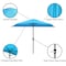 Pure Garden 9ft Half Umbrella, Brilliant Blue 50-LG1037 - alternate 3